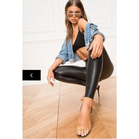 Commando | Perfect Control Faux Leather Legging in Black - S - Picture 8 of 8